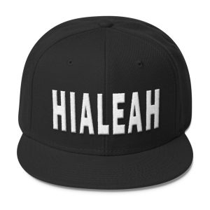 Black Hialeah Snapback