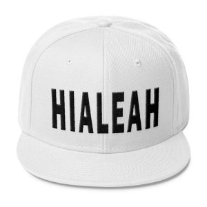 White Hialeah Snapback